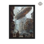 Affiche vintage Steampunk pour intérieur original