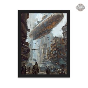 Affiche vintage Steampunk pour intérieur original