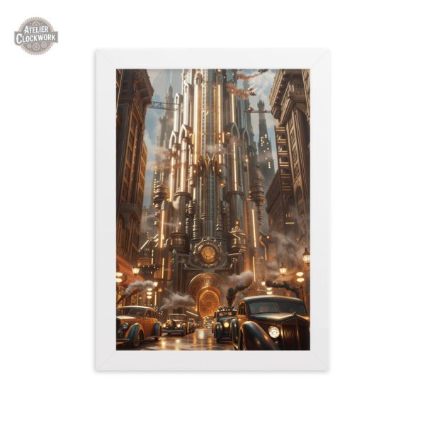 Design graphique Dieselpunk captivant et audacieux