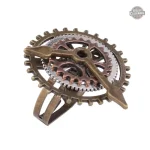 Bague Steampunk avec éléments mécaniques raffinés