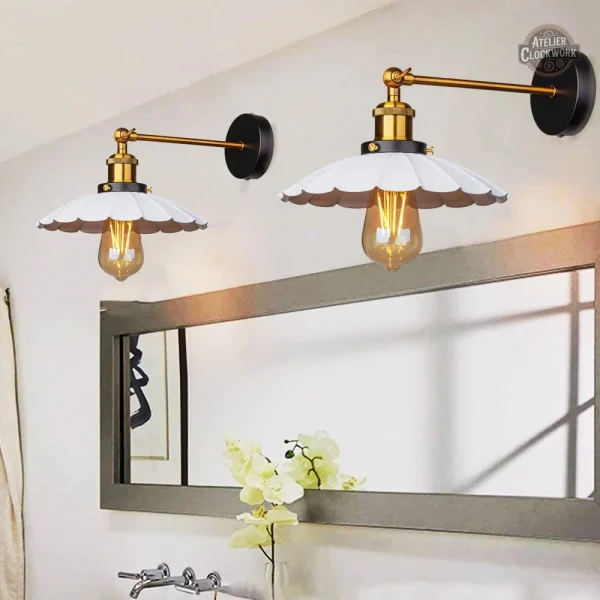Applique murale au style industriel