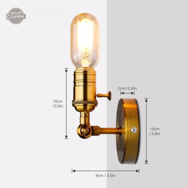 Applique murale au look Steampunk et moderne
