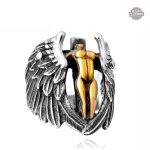 Bague Ange - Gardien Steampunk pour homme
