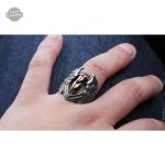 Bague homme inspirée du design steampunk