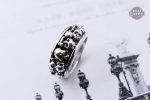 Bague steampunk homme avec motif gothique