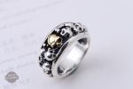 Bague argent pour une touche gothique élégante
