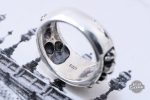 Accessoire de mode gothique en argent pour homme