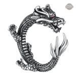 Bague Dragon Homme Steampunk Tournoyant