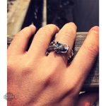 Bague homme élégante au design dragon dynamique