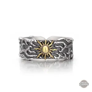 Bague élégante pour homme inspirée du steampunk