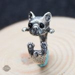 Accessoire de mode bouledogue pour homme