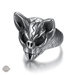 Bague originale pour homme, motif chauve-souris audacieux