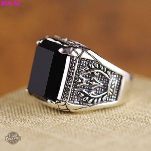 Bague Chevalière en Argent pour Homme