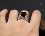 Chevalière Homme en Argent Stylée