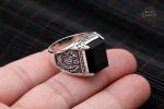 Bague Vintage en Argent pour Messieurs