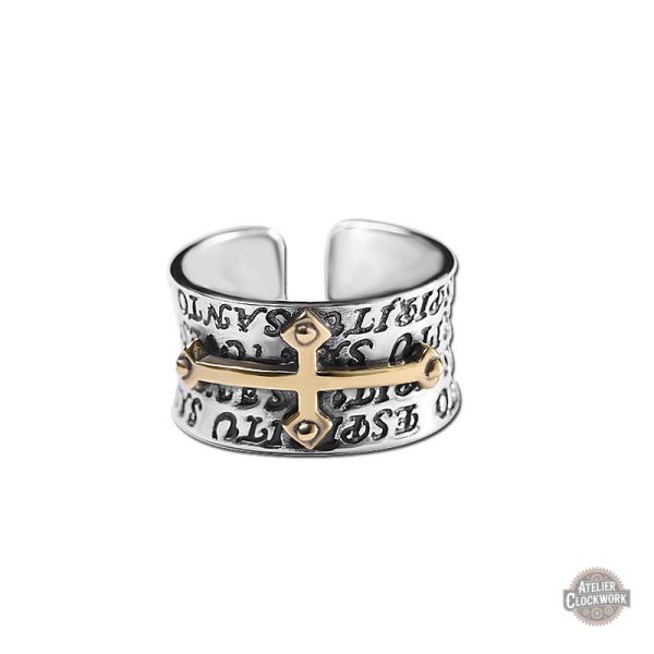 Bague tendance pour un style steampunk homme