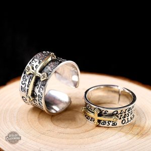 Bague steampunk élégante pour homme