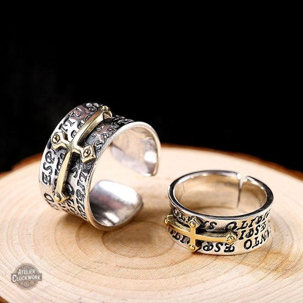 Bague steampunk élégante pour homme