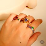 Bague Steampunk à porter seule ou en empilement