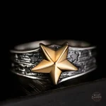 Bague argent pour homme au design audacieux