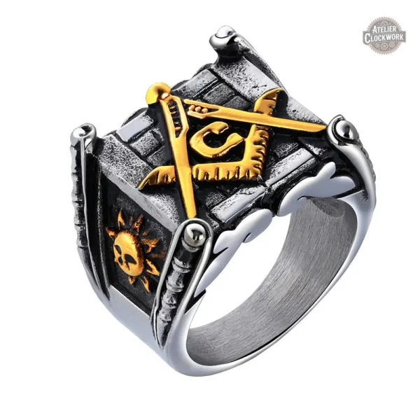 Bague Franc Maçon - Loge Secrète pour homme