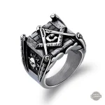 Bague distinctive pour les passionnés de franc-maçonnerie
