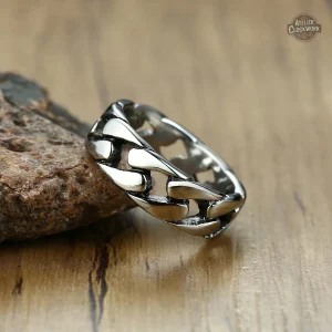 Bague Dark Circle pour un style dandy audacieux