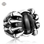 Bague Griffe Dragon Claw en style steampunk pour homme