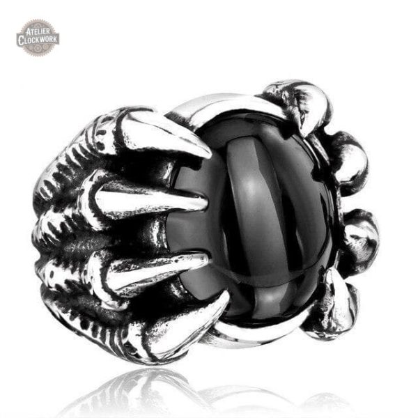 bague-griffe-1 Bague Griffe Dragon Claw en style steampunk pour homme