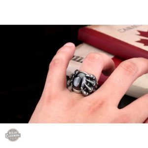 Bague en griffe inspirée du style steampunk masculin
