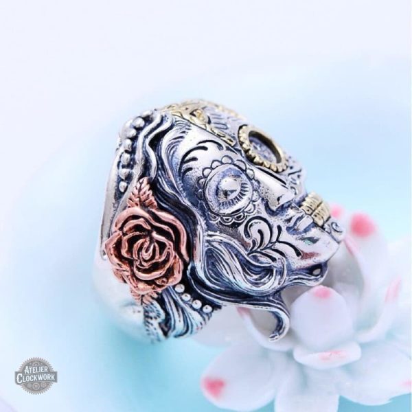 Accessoire Steampunk - Bague Démon Punk pour hommes élégants
