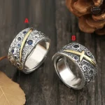 Bague saphir pour homme, charme et audace réunis