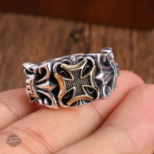 Bague Croix de Malte - Chevalier Hospitalier