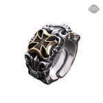 Bague steampunk pour homme au design dandy