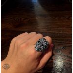 Bague steampunk élégante avec motif gothique