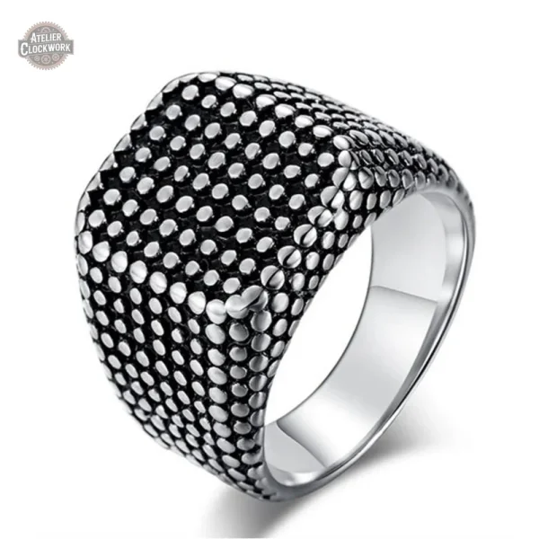 Style punk chic avec la bague Sid Vicious