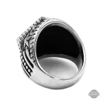 Bague étoile pour homme, style swag et dandy chic
