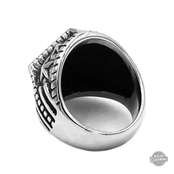 Bague étoile pour homme, style swag et dandy chic