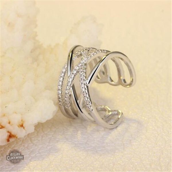 Accessoire large en argent pour look steampunk