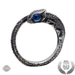 Bague Steampunk Lézard Enroulé pour femme