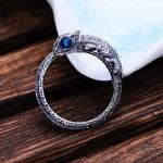 Bague créative enroulée de style steampunk