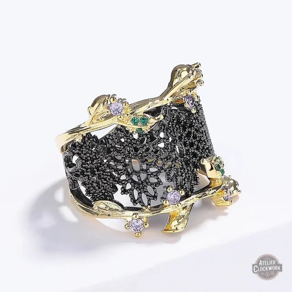 Bague Black Banshee, fusion du passé et du futur