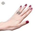 Bague originale tressée en argent pour un style unique