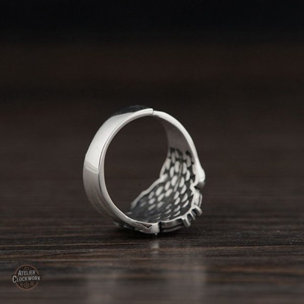 Bague homme steampunk au design unique