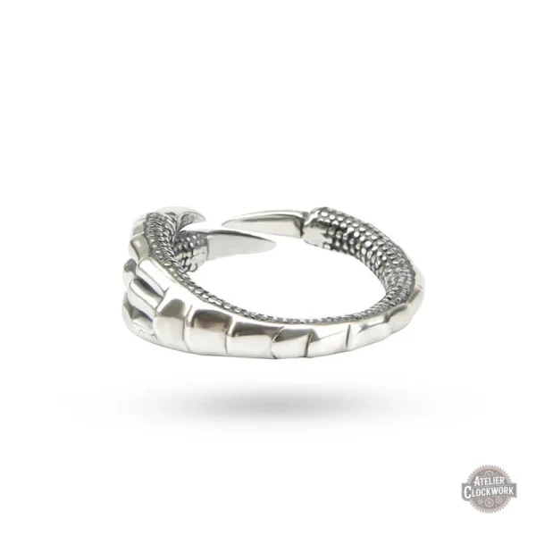 Bague Serre d'Aigle, élégance dandy en argent