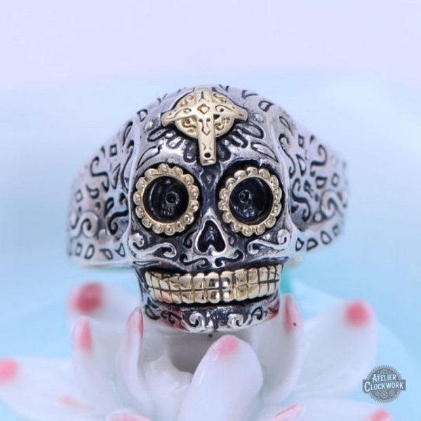 Bague homme chic au style steampunk audacieux