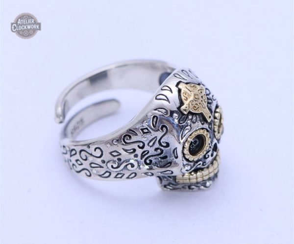Bague au design squelettique pour un look original