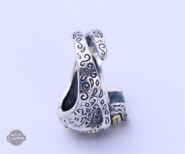 Bague créative pour homme dans le style steampunk