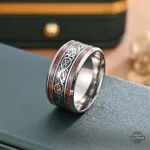 Bague en acier inoxydable inspirée du style Steampunk