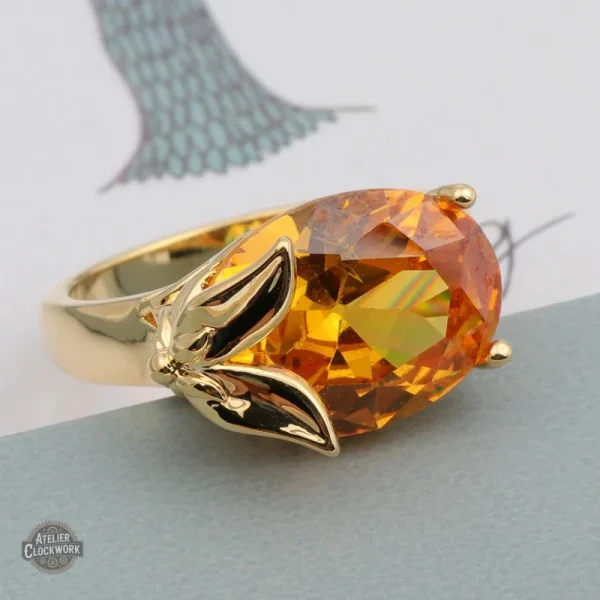 Accessoire steampunk : Bague Strass pour femme